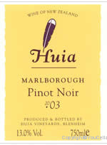 Huia Pinot Noir