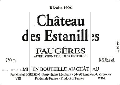 Château des Estanilles - Tradition