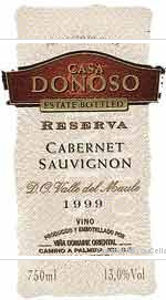 Casa Donoso - Reserva - Cabernet Sauvignon