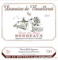 Domaine de Bouillerot, Cuvée des Aïeux