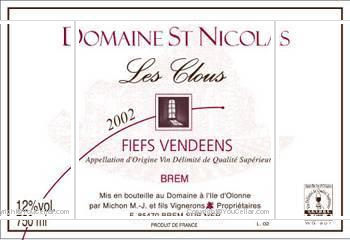 Domaine Saint-Nicolas - Les Clous