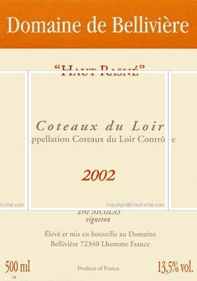 Domaine de Bellivière - Haut Rasné