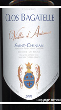 Clos Bagatelle - Veillée d'Automne