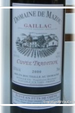 Domaine de Mazou - Cuvée Tradition