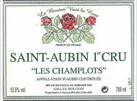 Domaine Gilles Bouton - 1er Cru Les Champlots