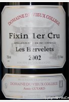 Domaine du Vieux Collège - 1er Cru Les Hervelets