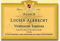 Lucien Albrecht - Vendanges Tardives