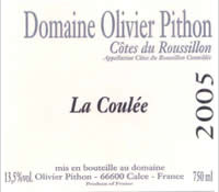 Domaine Olivier Pithon, La Coulée