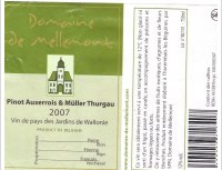 Domaine de Mellemont - Pinot Auxerrois-Müller Thurgau