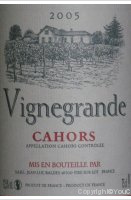 Clos Triguédina  - Vigne Grande