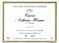 Cave Tambour - Cuvée Adrien Herre