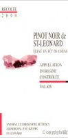 Antoine et Christophe Betrisey Pinot Noir