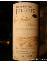 Domaine Joliette - Cuvée Montpins L'Extrait