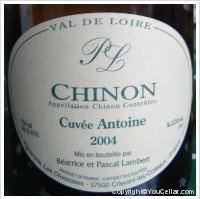 Béatrice et Pascal Lambert - Cuvée Antoine