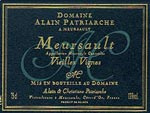Domaine Alain Patriarche Vieilles Vignes