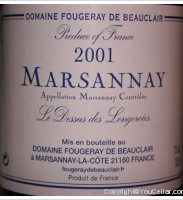 Domaine Fougeray de Beauclair - Le Dessus des Longeroies