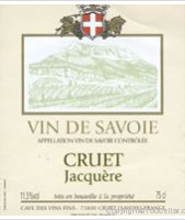 Cave de Cruet - Jacquère