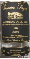 Domaine Sergent - Doux - Cuvée Elevée en Fûts de Chêne Neufs