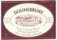 Dolinebrune - Vin d'une nuit