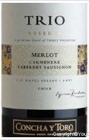 Concha y Toro - Trio Merlot-Carmenère-Cabernet Sauvignon