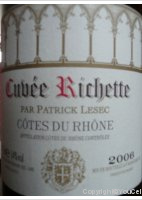 Patrick Lesec, Cuvée Richette
