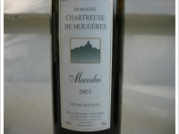 Domaine Chartreuse de Mougères - Maccabeo