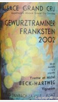 Beck-Hartweg - Grand Cru Frankstein