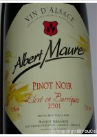 Albert Maurer- Elevé en barriques