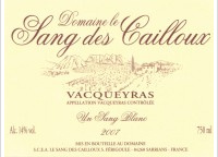 Le Sang des Cailloux - Un Sang Blanc