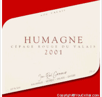 Jean René Germanier Humagne Réserve