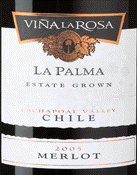 Viña La Rosa - La Palma - Merlot