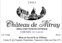 Château de Nitray - Chenin - Tri Tardif