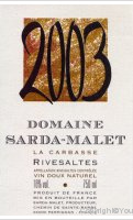 Domaine Sarda-Malet - La Carbasse