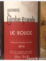 Domaine de Combe Grande - Le Rouge