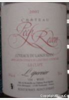 Château Pech-Redon - L'Epervier