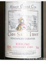 Domaine Ernest Burn - Grand Cru Goldert - Clos Saint-Imer Vendanges Tardives