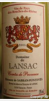 Domaine de Lansac - Comtes de Provence