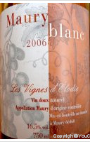 Les Vignes d'Elodie - Blanc