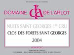 Domaine de L'Arlot - 1er Cru Clos des Forêts