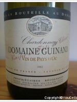 Domaine Guinand Chardonnay Vinifié en Fûts de Chêne