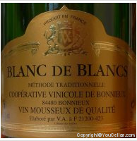 Coopérative Vinicole de Bonnieux Blanc de Blancs Demi Sec