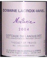 Domaine Lacroix Vanel - Mélanie