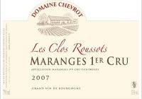 Domaine Chevrot - 1er cru Les Clos Roussots
