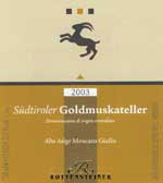 Rottensteiner - Goldenmuskateller Secco
