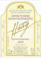 Domaine Jean-Marie Haag - Grand Cru Zinnkoepfle - Sélection de Grains Nobles - L'Esprit