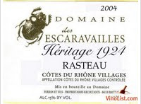 Domaine des Escaravailles - Héritage 1924