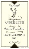Domaine André Dussourt - Réserve Particulière