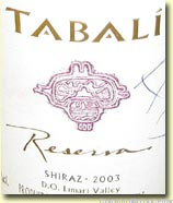 Tabalí - Reserva Syrah