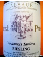 Ernest Preiss - Vendanges Tardives