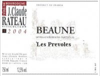 Jean-Claude Rateau - Les Prévoles